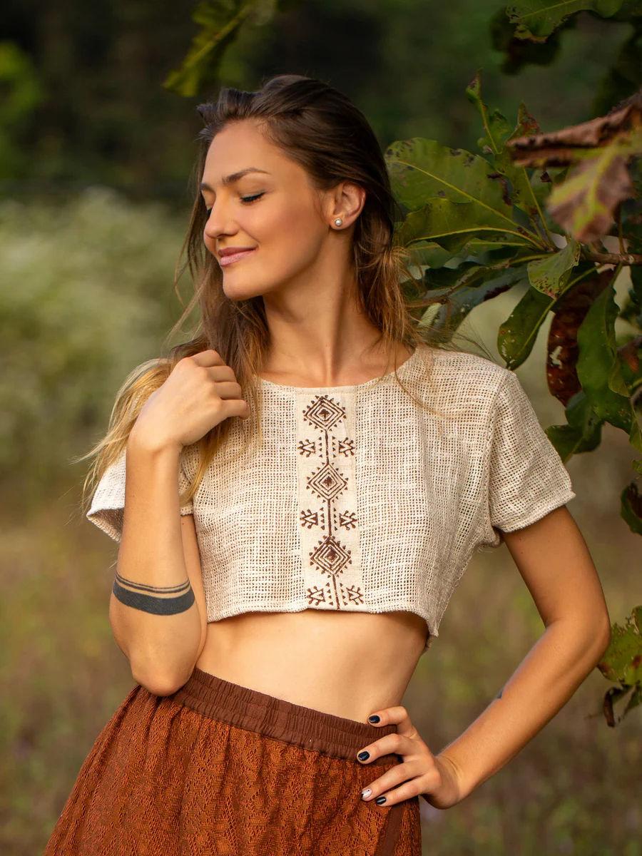 Indian Crop top